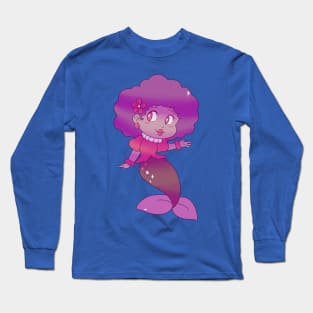 Little Purple Mermaid Long Sleeve T-Shirt